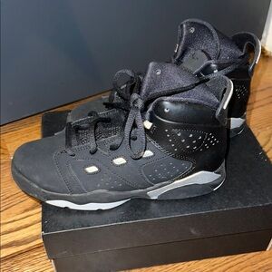 Jordan 6-17-23
Kids Sneakers Black and Gray